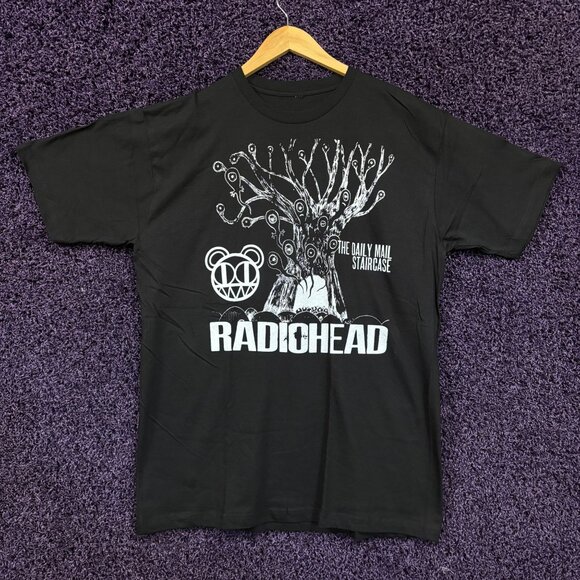 Radiohead The Daily Mail Staircase Album Rock Band T-Shirt L - Picture 1 of 4